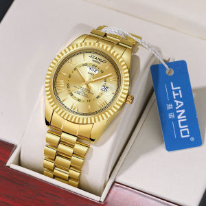 ธุรกิจคลาสสิกนาฬิกาผู้ชายปฏิทินวันที่ฟังก์ชั่นสายสแตนเลสผู้ชายรูปแบบโรมันนาฬิกาควอทซ์ของขวัญ