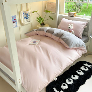 BEIPIN | Bộ Đồ Chăn Ga Gối Bằng Cotton Cho Sinh Viên Ba Mảnh Sử Dụng Quanh Năm