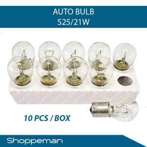 UNIVERSAL AUTO BULB HALOGEN BULB P21W S25 BA15S SINGLE CONTACT S25/21W 12V 24V 1141 (10PCS/BOX)