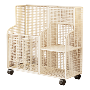 Fitness Equipment Storage Rack with Wheels