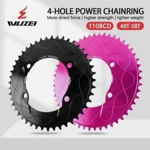 Road Bike Chainring 110BCD Bicycle Chainwheel 40T-58T Narrow Wide Sprocket for Shiman* R7000 R8000 R9100 Bicycle Parts 8-12Speed