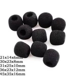 2-6 Chiếc Mini Microphone Xốp Có Thay Thế Tai Nghe Kính Chắn Gió Xốp Bao Mic Bảo Vệ Cho Micro Chơi Game