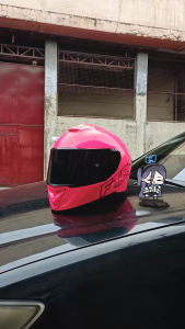 FTR Helmet Solid Pink Full Face Dual Visor | MotorChoice888
