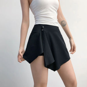 High Waist Yoga Skirt Pants Womens Fitness Sport Two-Piece Set Nude Sensation Summer New Arrival Anti-Light Leak Butt Curtain Skirt