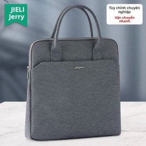 JIELI | Túi Xách Máy Tính Dành Cho Nữ Đựng Nhiều Canvas