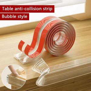 1/2M Adhesive Corner Guards Anti-collision Strip Tape PVC Transparent Soft Baby Table Edge Protection Furniture Corner Protectors