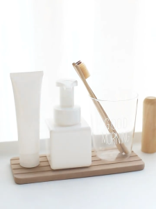 Diatomite Tray Bathroom Diatomite Coaster Water Absorbing Bathroom Toothbrush Holder Cup