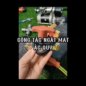 Công tắc ngắt kết nối bình ắc quy 12V 24V cho xe hơi xe máy kiểu cầu dao chất liệu hợp kim thép mạ đồng chất lượng cao