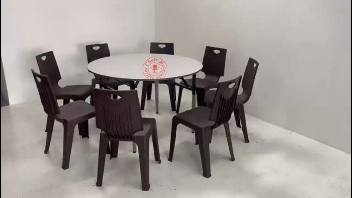 Round Folding Table / Foldable Table / Banquet Table / Meja Banquet ...