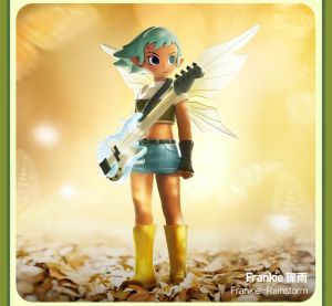 Peach Riot Punk Fairy Collectible Figure Blind Box Creative Toy Gift POP MART Bubble Fairy Series Articulated PVC Collectibles