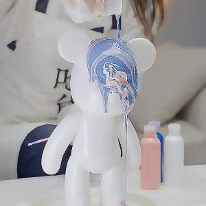 หมีเทสี DIY หมีของเหลว ของเล่นศิลปะ สำหรับตกแต่งบ้าน ขายแยก หมีเปล่า / สี (พร้อมส่งในไทย!!)/