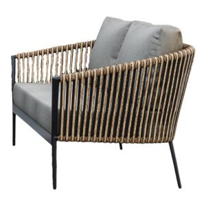 Outdoor Wicker Sofa Modern Simple Style Waterproof Villa Balcony Garden Hotel Teakettle Chair Combination Furniture