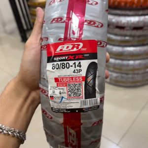 FDR Ban Motor Sport XR Evo 80/80-14 Tubeless TL Ban Motor Metic Free Pentil