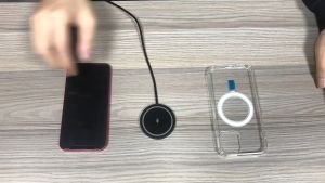 20W Magnetic Wireless Charger Fast Charge For IPhone 16 Mini XR X XS MAX 8 Plus Accessories for IPhone 16 15 14 13 12 11 Pro Max USB C