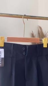 Quần Nữ Ống Suông Lưng Cao 2 khuy Culottes tuyết mưa dáng dài 100cm MS66