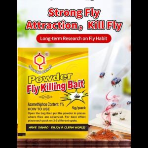 1pc Ubat Lalat Fly Bait Umpan Lalat 100% Berkesan Halau Lalat Hapus Lalat Fly Eliminator Powder 5g