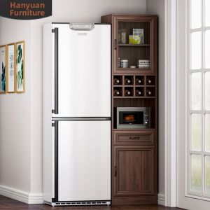 HANYUAN | Multifunction Retro Style Tall Cabinet for Storage