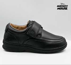 Disney Mickey Mouse Black School Shoes with Memory Foam for Kids Boys Gourmet