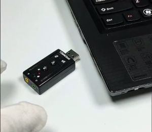 7.1 USB External Independent Key Sound Card Super Innovation Headphone Audio Adapter for Micphone Mac Compter Android