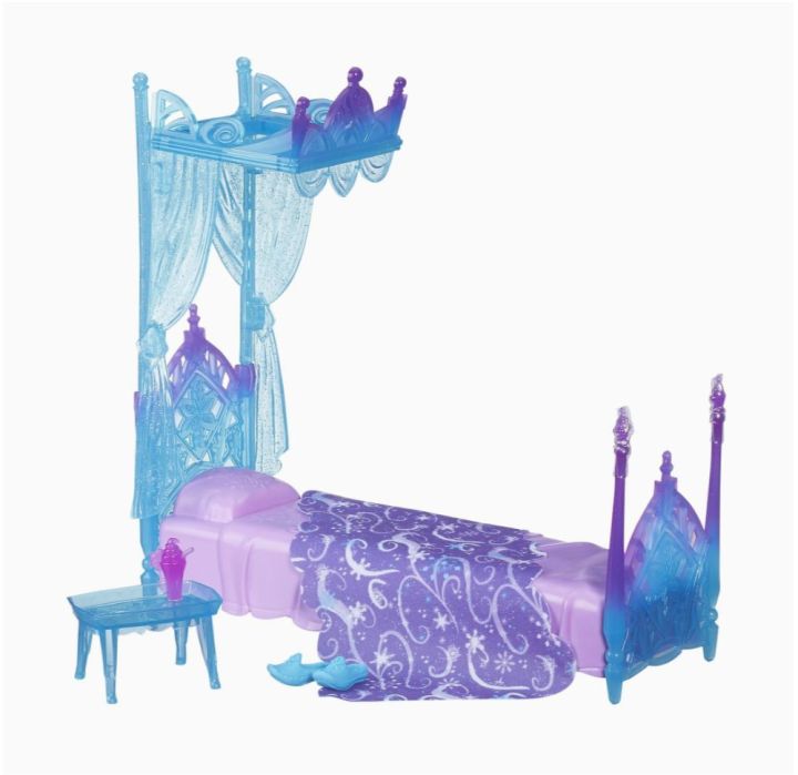 🌼Disney Princess Frozen Icicle Canopy Bed doll furnitures Barbie Doll