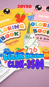 JOYKO Buku Anak TK dan PAUD Mewarnai Isi 12 Lembar Coloring Book CLBK-3504