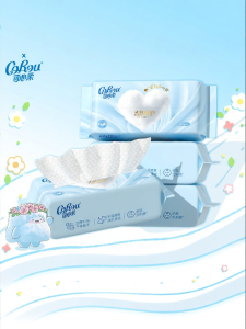 COROU | Baby Dry & Wet Facial Wipes 60 Sheets 4 Packs