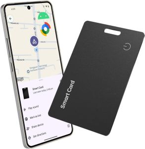 lim Wallet Tracker Card For Android - Ultra Thin Bluetooth Smart Tag Wireless Rechargeable For Wallet And Luggage Anti-Left