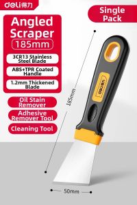 deli | Kitchen Cleaning Tool for Grout Removal and Wall Scrape Stainless Steel Knife