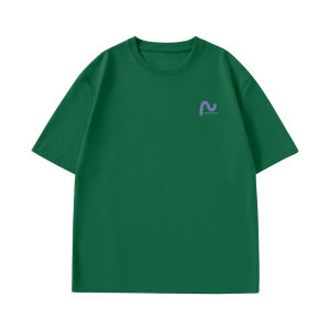 Baleno Mens Short Sleeve T-Shirt 220g Premium Tee 9825201M502 - Light blue casual tee with subtle logo suitable for everyday wear.