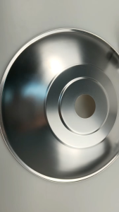 12-inch Outdoor Curved Street Light Pole with 304 Stainless Steel Rainproof Lampshade