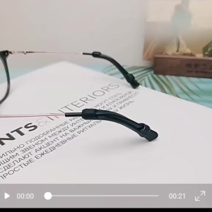 2PCS Comfort Grip Silicone Ear Hook Retainer for Eyeglasses & Sunglasses - Anti-Slip Non-Slip Eco-Friendly