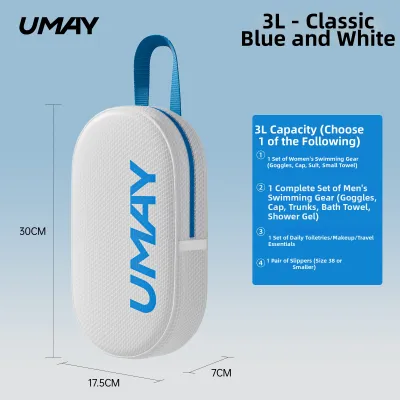 Umay(佑美) | Waterproof Portable Large Capacity Dry Wet Separation Swimming Fitness Storage Bag