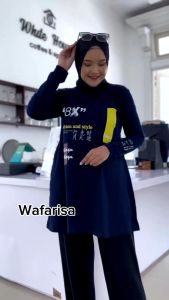 Tunik Wanita Lengan Panjang Maximum Tunic Bahan Kaos Katun Combed Baju Atasan Wanita Simple Terbaru 2024 Oversize Kekinian