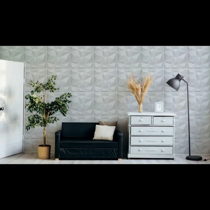 Pvc Wall Panel 3D Wallpaper Wall Design decor Home Living Room ...