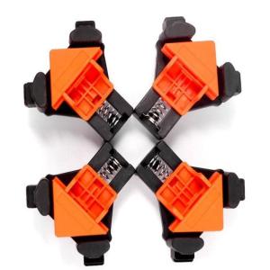 B*1/4PC 90 Degree Corner Clamps Wood Working Tools Right Angle Clamps Clip Clamp Tool For Woodworking Corner Clip Fixer Corner