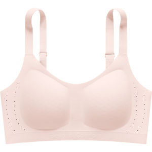 AIMO | เสื้อชั้นในไร้โครงแบบเต็มคัพเอวสูงสำหรับผู้หญิงไซส์ใหญ่ เสื้อชั้นในแบบบางไร้รอยต่อ ป้องกันการหย่อนคล้อย ทรง V ด้านหน้า