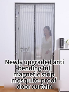 Encrypted Mosquito-Proof Door Curtain for Entrance with Modern Design and Easy Installation.