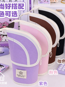 Túi Đựng Bút Chì Dung Tích Lớn 2025 Mẫu Mới Nổi Tiếng Túi Đựng Văn Phòng Phẩm Nam Nữ Chung Kiểu Dáng Đứng Túi Đựng Bút Chì Có Thể Mở Rộng