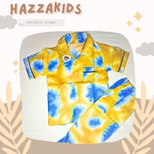 Piyama tie dye anak/piyama anak tanggung/baju tidur anak tie dye