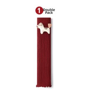Wool Red Boot Socks