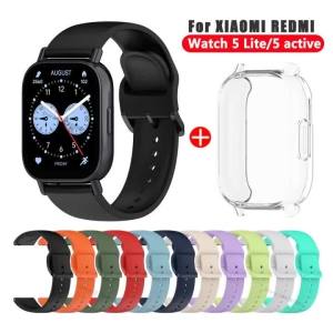 Silicone Strap TPU Case For Redmi Watch 5 Active Smart watch Sport Wristband For Xiaomi Redmi Watch 5 Lite Bracelet Accessories