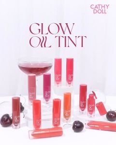 เคที่ดอลล์ ติ้นทาปาก โกลว์ออยล์ทินท์ 2.4g เนื้อออยล์ Cathy Doll Glow Oil Tint