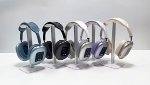 2025 หูฟังไร้สาย MAX600 รุ่นใหม่ แบบฟอร์มส่วนตัว - หูฟังบลูทูธพร้อมจอแสดงผลดิจิทัลและเล่นไฟล์จากการ์ด TF หูฟังเกมมิ่งครอบหู