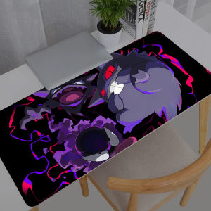 Bandai | Mouse Pad Pokemon Pikachu Gengar Gamer Notebook Games Mouse Pad XXL Keyboard Pad Large Mousepad Mouse Mat Gaming Desk Mat
