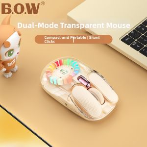 B.O.W | Wireless Bluetooth Dual-Mode RGB Light Silent Gaming Office Mouse