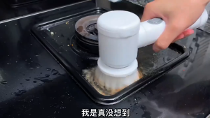 แปรงทำความสะอาดไฟฟ้า แปรงทำความสะอาดแบบพกพาไร้สาย กันน้ำ สำหรับห้องครัวและห้องน้ำในบ้าน