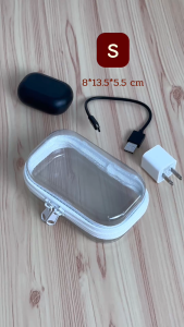 Brickbox Size L (x3 กล่อง) กล่องอเนกประสงค์ กล่องจัดระเบียบ แบบพลาสติกใส มีซิป พกพาได้