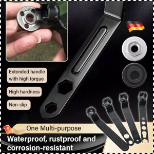 Wrench Tool Wear Resistant Wrench Safety Durability Fine Polishing Blackening Adjustable