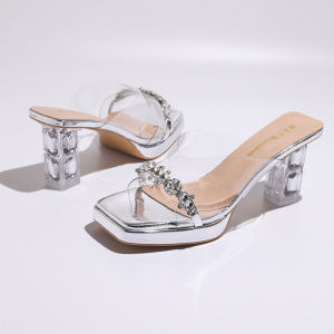 YX | Beautiful Comfortable Transparent High Heels Sandals