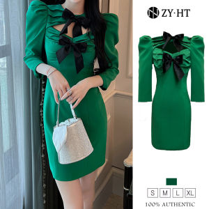 เดรสผู้หญิง EraVogue ชุดราตรี ชุดออกงาน เดรสเซ็กซี่ เดรสเกาหลี เดรสออกงาน 9465